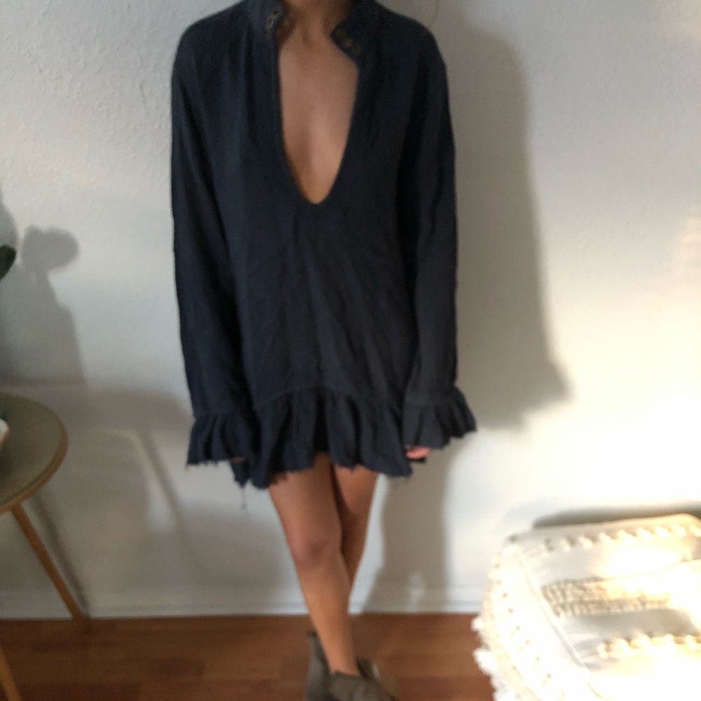 Boho Navy One Teaspoon Luxe Dress / Tunic